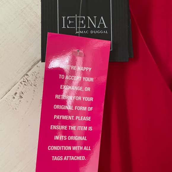 Mac Duggal Beaded Halter Neck Sleeveless Thigh High Slit Open Back Detail Gown - Picture 8 of 9